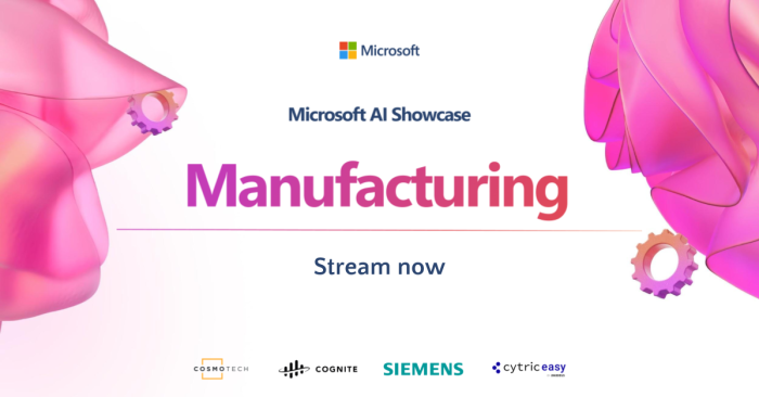 [Webinar Replay] Microsoft AI Showcase Manufacturing